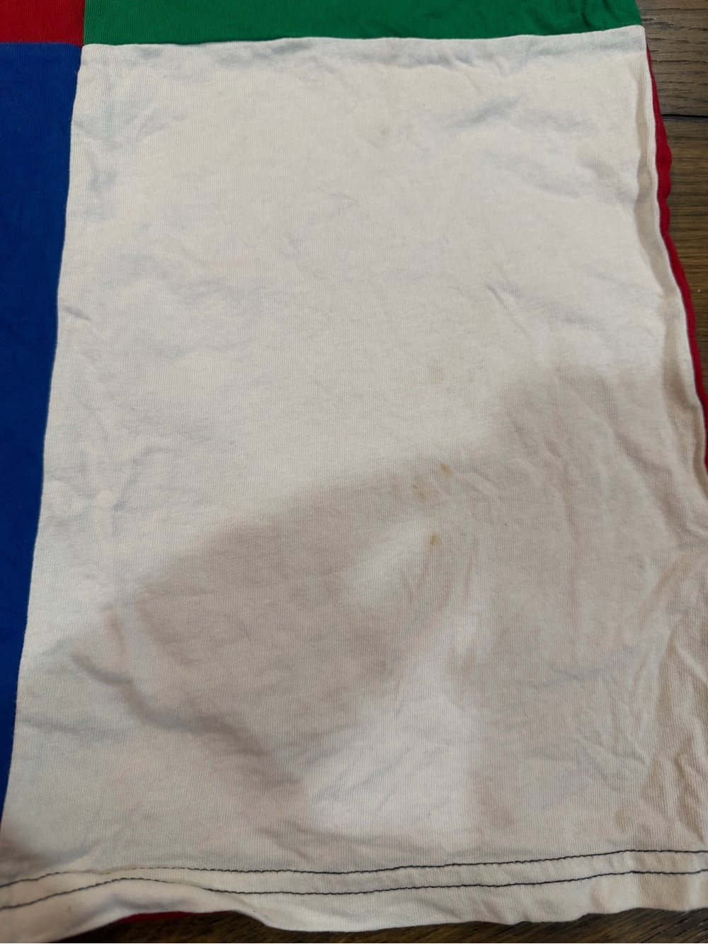 Polo by Ralph Lauren Colorblock Tee in Blue, Red, Green, White & Black - Picture 10 of 13